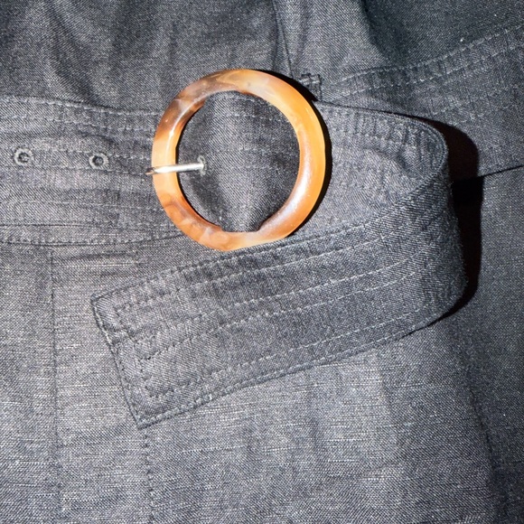 The Loft Black Belted Romper - Picture 7 of 9